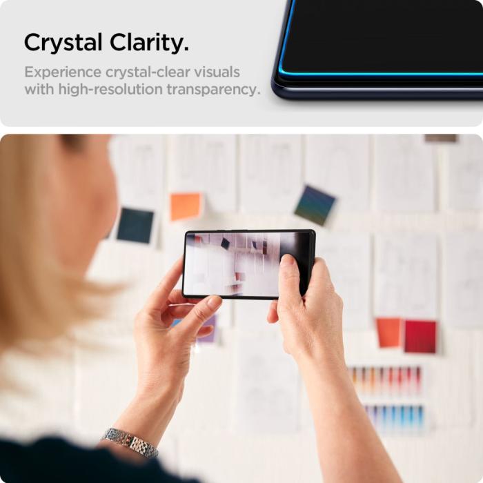 Bild 5, Spigen Galaxy Xcover 7 / 7 Pro 2-PACK Skärmskydd GLAS.tR Slim