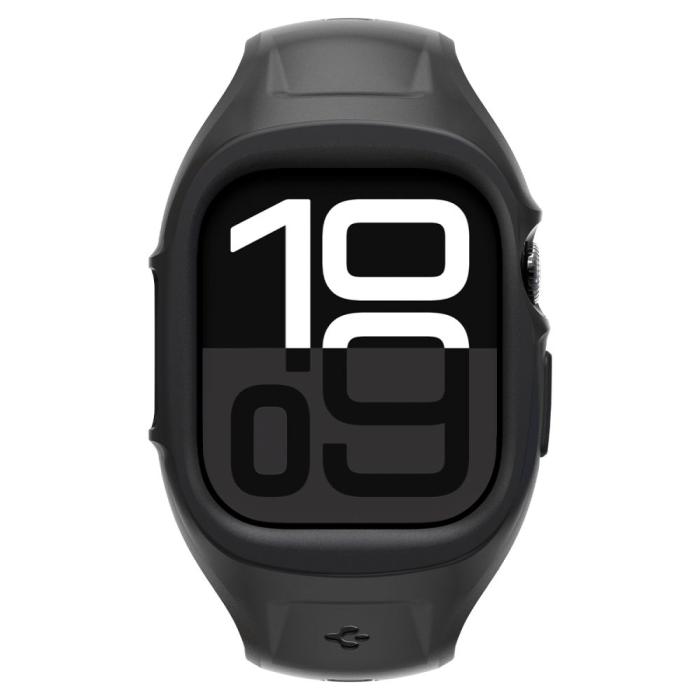 Bild 2, Spigen Apple Watch 11 / 10 46 mm Skal/Armband Liquid Air Matt Svart