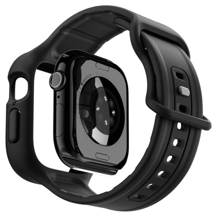 Bild 3, Spigen Apple Watch 11 / 10 42 mm Skal/Armband Vault Pro Matt Svart