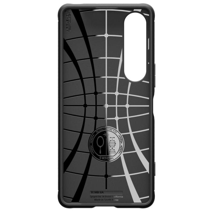 Bild 4, Spigen Sony Xperia 1 VII Skal Rugged Armor Matt Svart