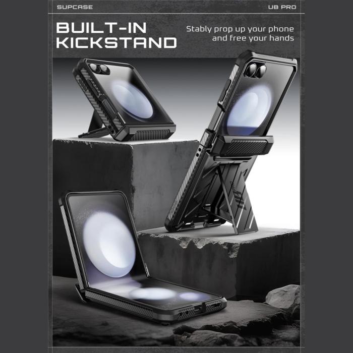 Bild 3, Supcase Samsung Galaxy Z Flip 7 Skal Unicorn Beetle Pro Svart