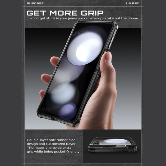 Bild 5, Supcase Samsung Galaxy Z Flip 7 Skal Unicorn Beetle Pro Svart