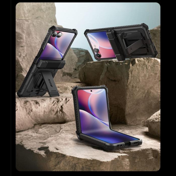 Bild 4, Supcase Samsung Galaxy Z Flip 7 Skal Iblsn ArmorBox Svart