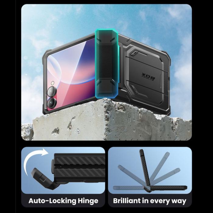 Bild 5, Supcase Samsung Galaxy Z Flip 7 Skal Iblsn ArmorBox Svart
