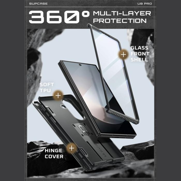 Bild 4, Supcase Samsung Galaxy Z Fold 7 Skal Unicorn Beetle Pro Svart