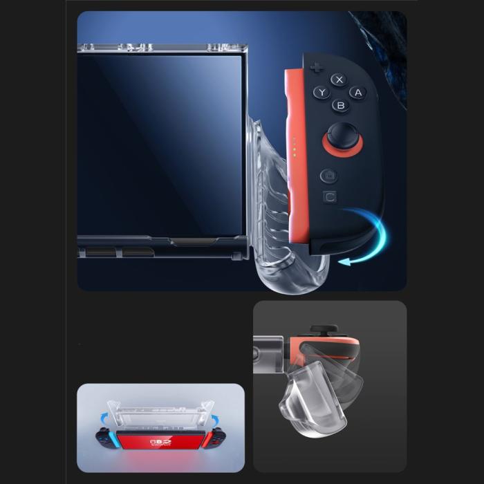 Bild 3, Supcase Nintendo Switch 2 Skal Crystal Case Frost Clear