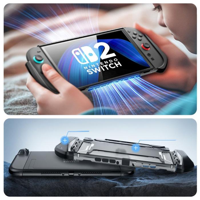 Bild 3, Supcase Nintendo Switch 2 Skal Blade Svart