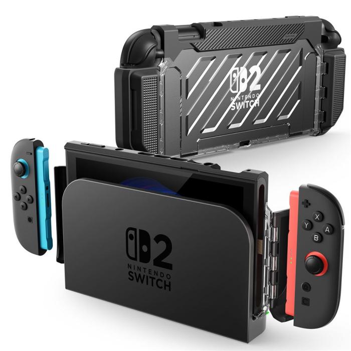 Bild 2, Supcase Nintendo Switch 2 Skal Unicorn Beetle Pro Svart