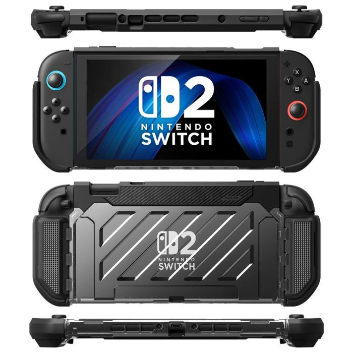 Bild 3, Supcase Nintendo Switch 2 Skal Unicorn Beetle Pro Svart