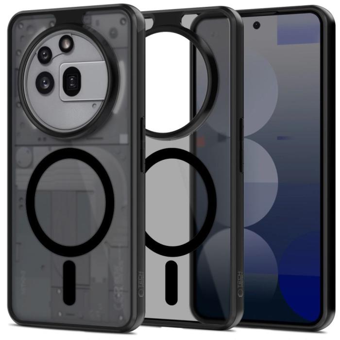 Bild 1, Tech-Protect Nothing Phone 3a Pro Skal MagSafe MagMat Matt Svart