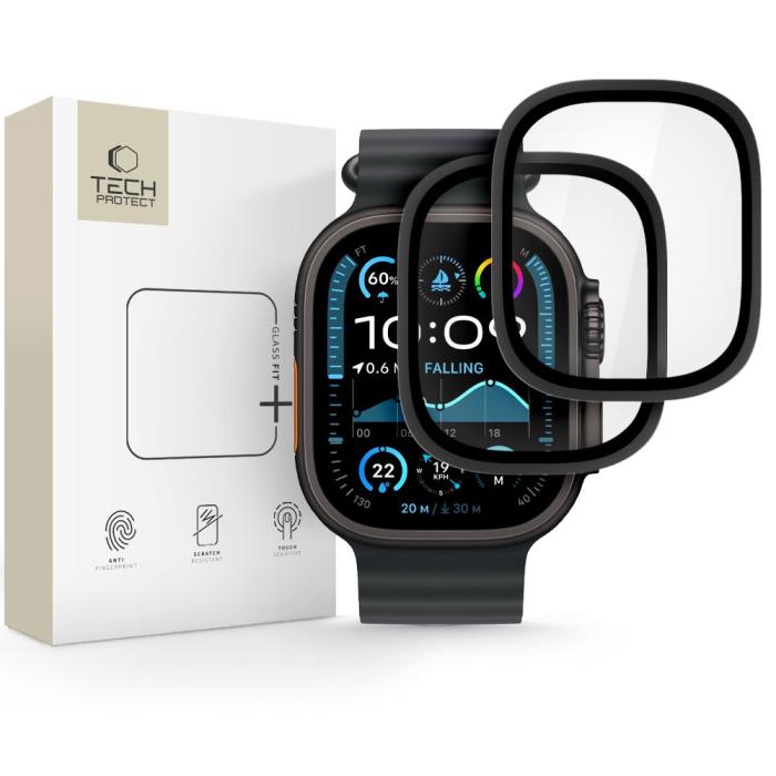 Bild 1, Tech-Protect Apple Watch Ultra 49 mm 2-PACK Skärmskydd