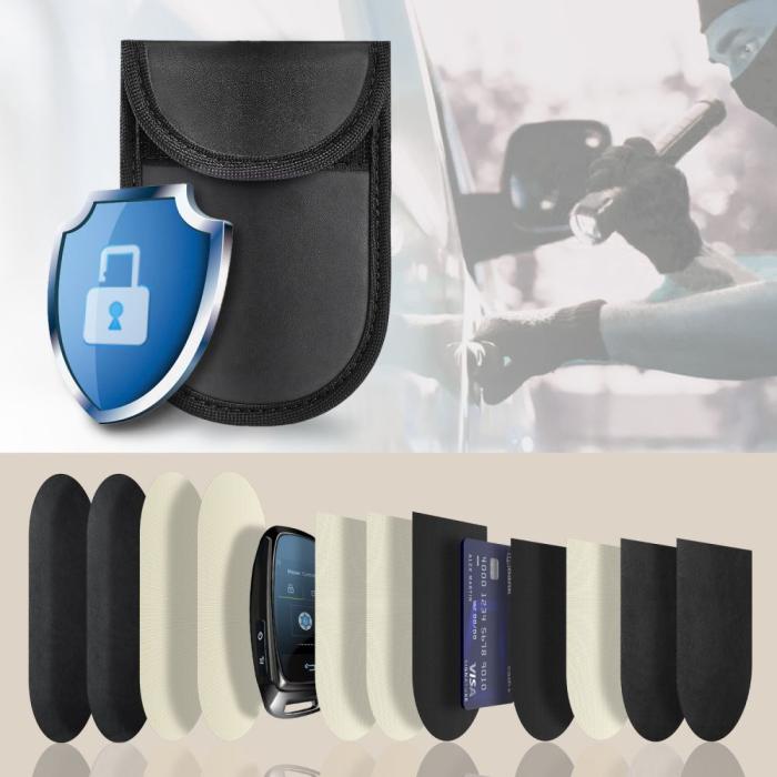 Bild 2, Tech-Protect RFID Signalblockerande Fodral Svart