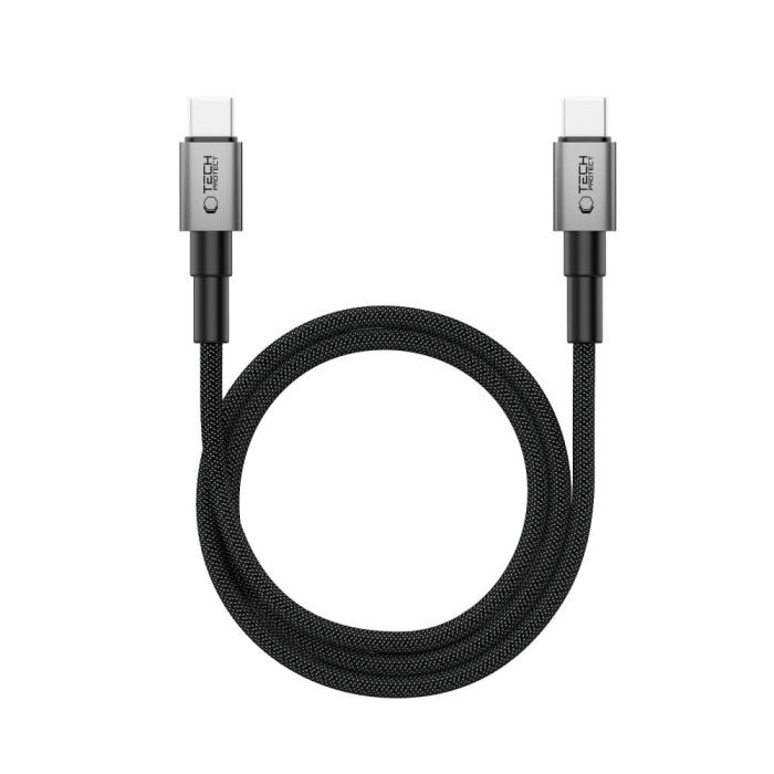 Bild 3, Tech-Protect 1m 100W/5A PD USB-C-USB-C Kabel UltraBoost MagTwist
