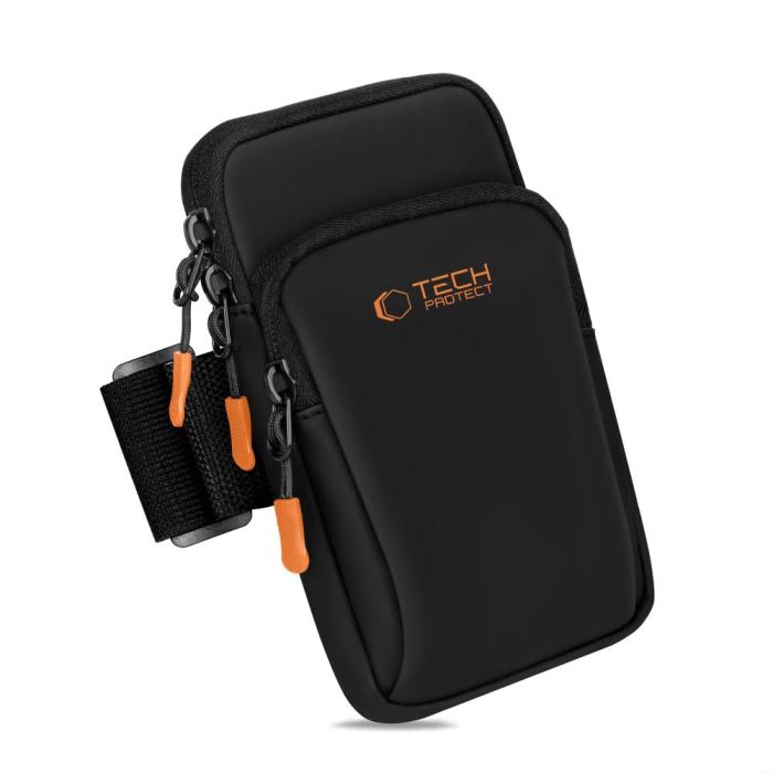 Bild 4, Tech-Protect Universalt Sportarmband Svart / Orange