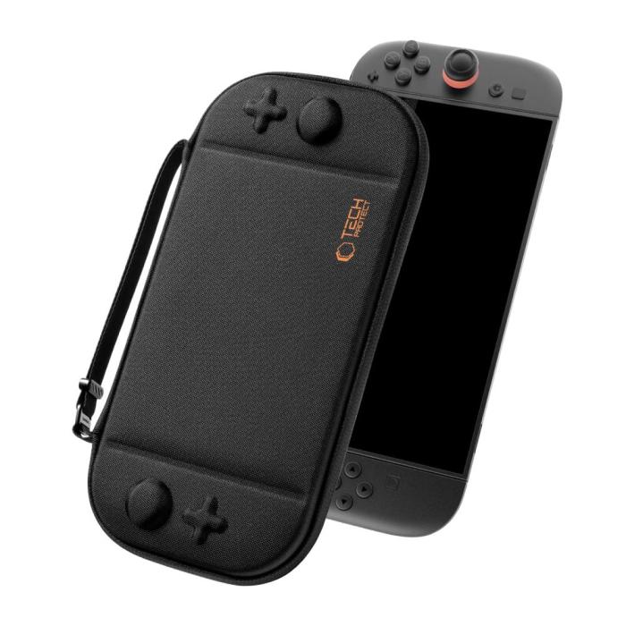 Bild 2, Tech-Protect Nintendo Switch 2 Förvaringsväska Slim Pouch Svart