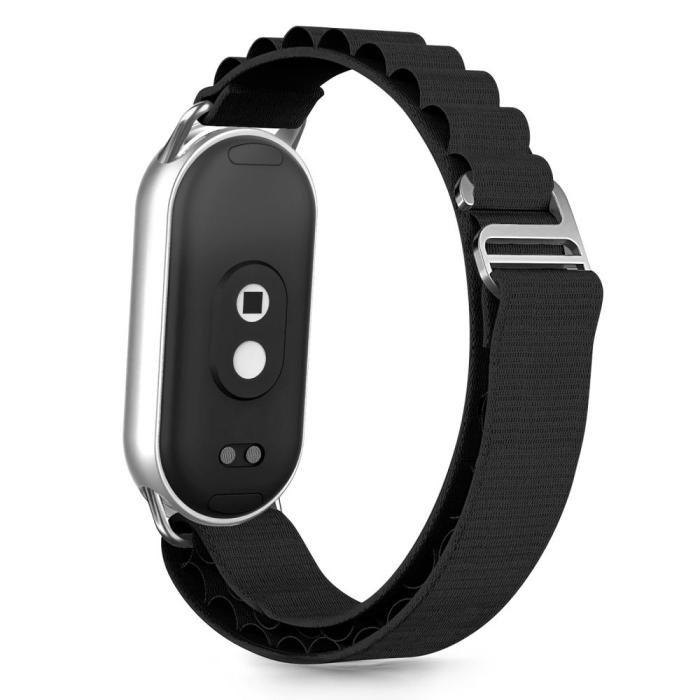 Bild 2, Tech-Protect Xiaomi Smart Band 10 / 9 / 8 Armband Nylon Pro Svart