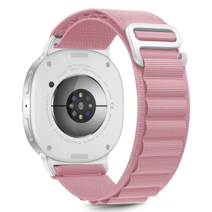 Bild 1, Tech-Protect Galaxy Watch 8 40/44/46 mm Armband Nylon Pro Rosa