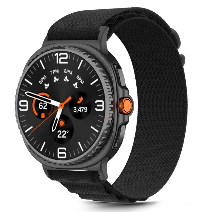 Bild 3, Tech-Protect Galaxy Watch 8 40/44/46 mm Armband Nylon Pro Svart