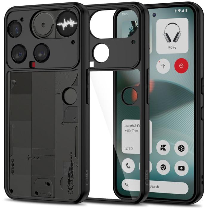 Bild 1, Tech-Protect Nothing Phone 3 Skal MagMat Svart / Transparent