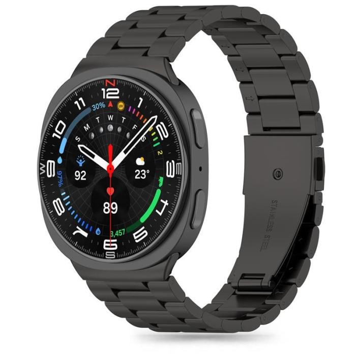 Bild 1, Tech-Protect Galaxy Watch 8 40/44/46 mm Armband Stainless Svart