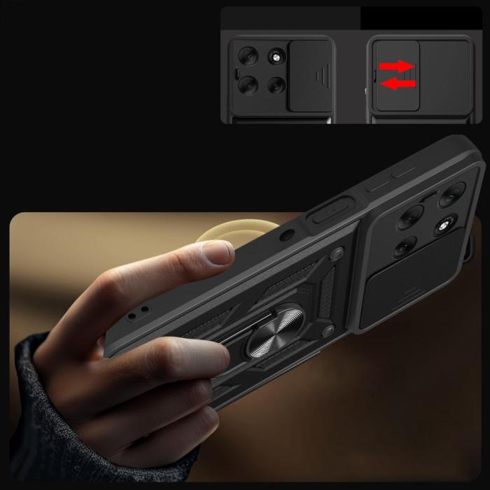 Bild 4, Tech-Protect Motorola Moto G56 5G Skal CamShield Pro Svart