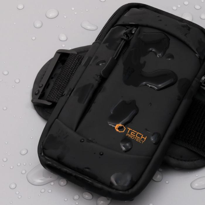 Bild 4, Tech-Protect Universalt Sportarmband Svart / Orange