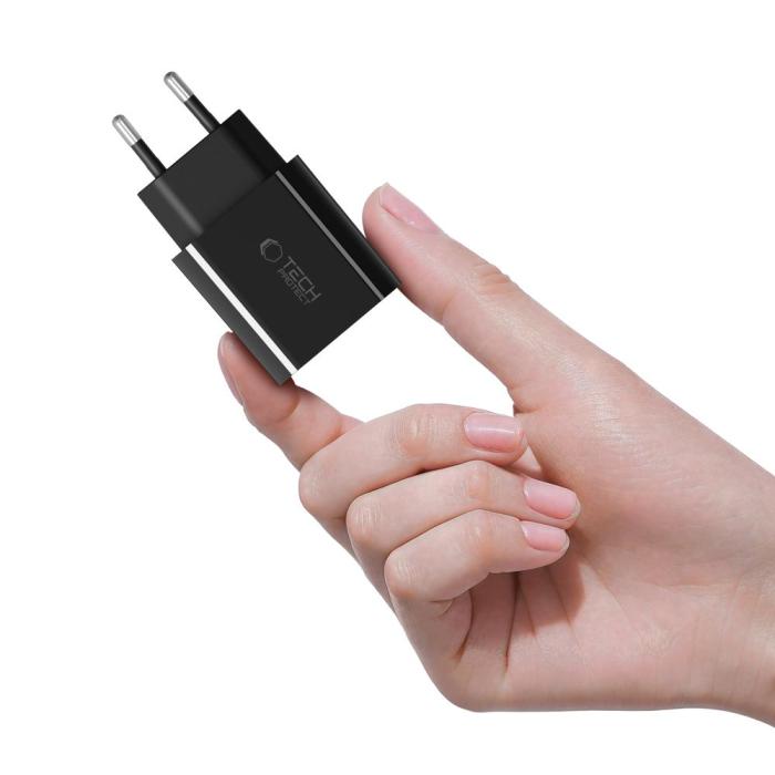 Bild 5, Tech-Protect 20W PD USB-C Väggladdare Svart