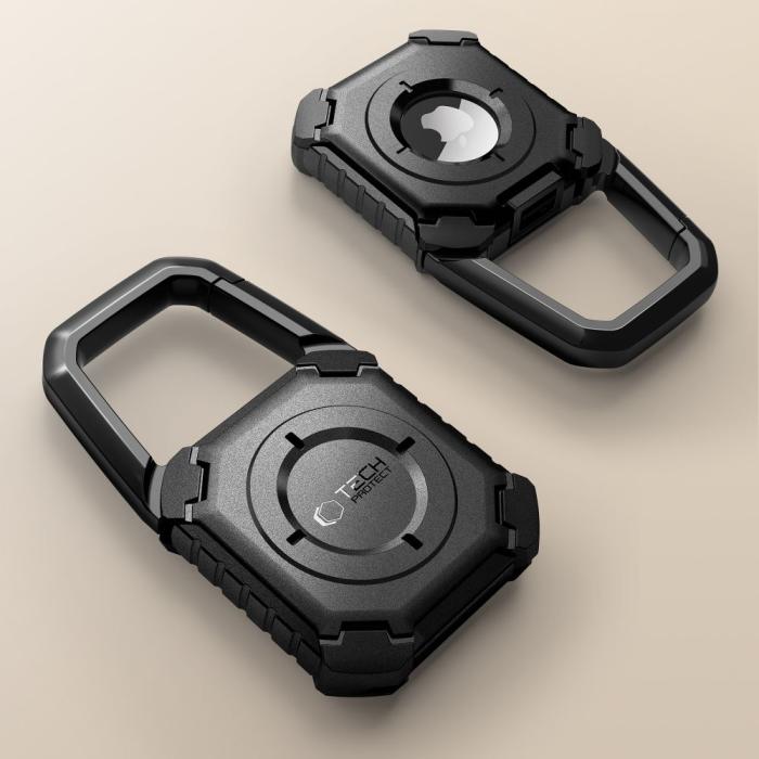 Bild 2, Tech-Protect Apple AirTag Hållare Kevlar Svart