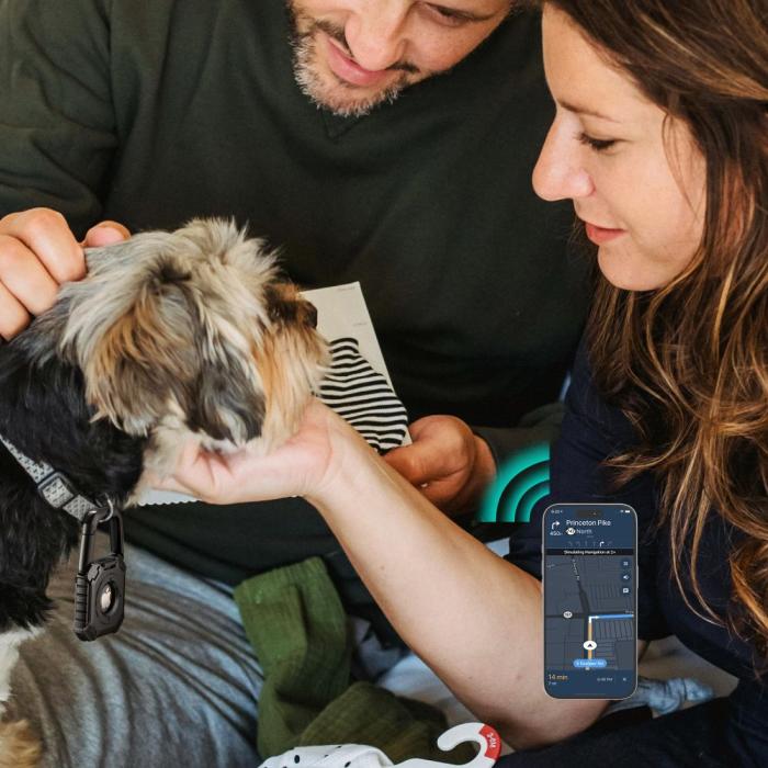 Bild 5, Tech-Protect Apple AirTag Hållare Kevlar Svart