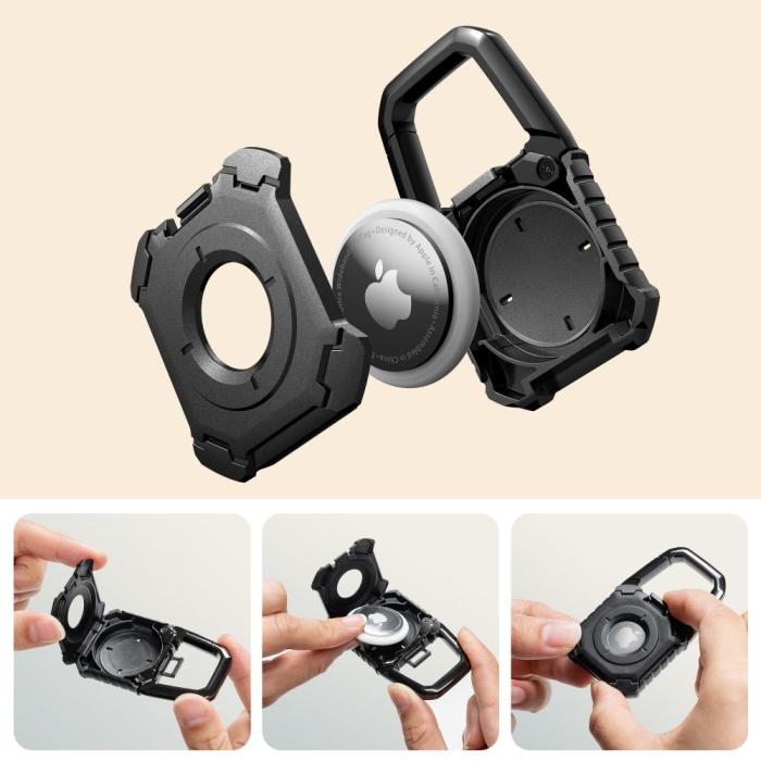 Bild 6, Tech-Protect Apple AirTag Hållare Kevlar Svart