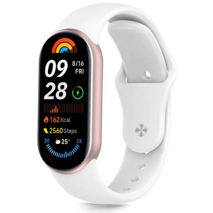 Bild 1, Tech-Protect Xiaomi Smart Band 10/9/8 Armband Iconband Pure Vit