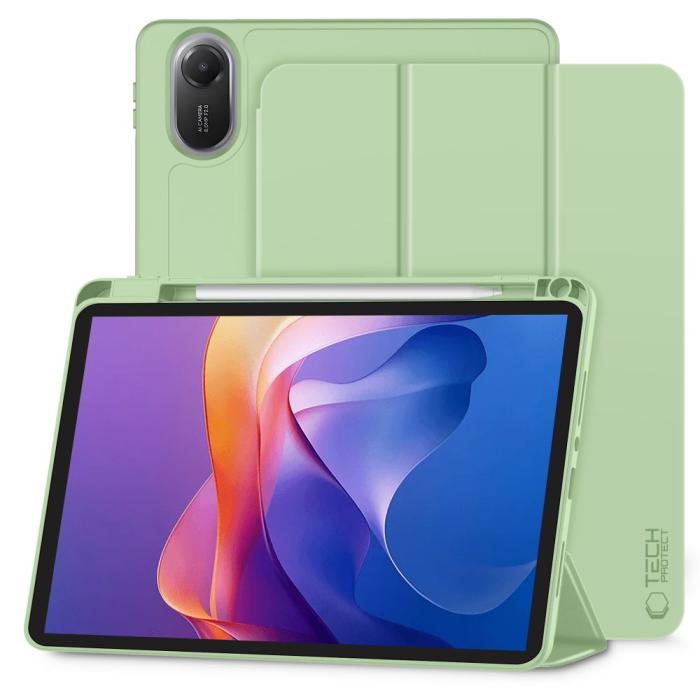 Bild 1, Tech-Protect Xiaomi Redmi Pad 2 Fodral SmartCase Pennhållare Grön
