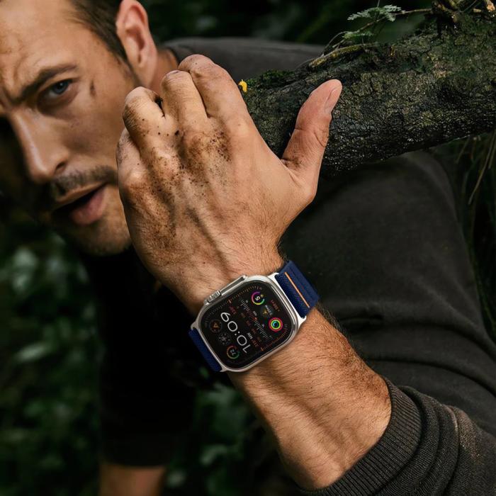 Bild 5, Tech-Protect Apple Watch 42/44/45/46/49 mm Armband Nylon Slip