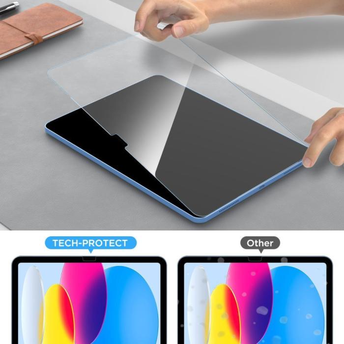 Bild 3, Tech-Protect Galaxy Tab S10 FE/S9 FE/S9/S8/S7 2-PACK Skärmskydd