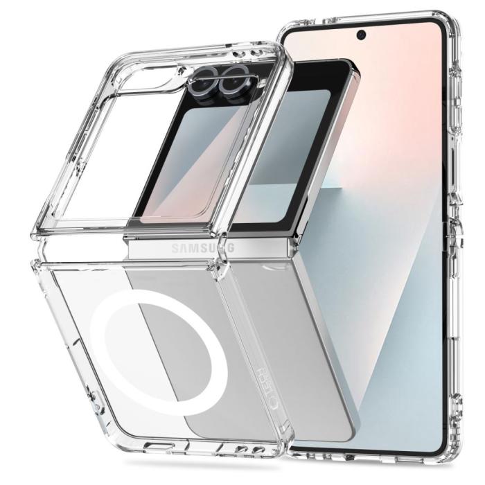 Bild 1, Tech-Protect Galaxy Z Flip 7 FE/Flip 6 Skal MagSafe FlexAir Transparent