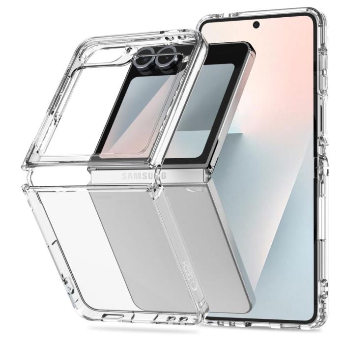 Bild 1, Tech-Protect Galaxy Z Flip 7 FE / Flip 6 Skal FlexAir Transparent