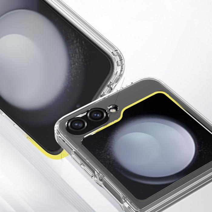 Bild 4, Tech-Protect Galaxy Z Flip 7 FE / Flip 6 Skal FlexAir Transparent