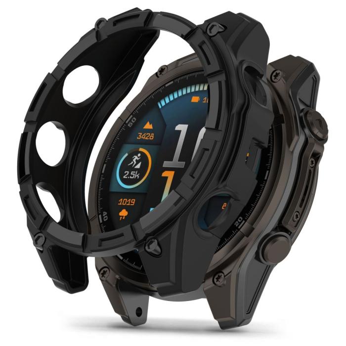 Bild 1, Tech-Protect Garmin Fenix 8 51 mm Skal Defense Air Svart