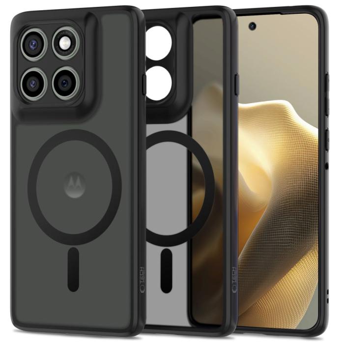 Bild 1, Tech-Protect Motorola Edge 60 Pro Skal MagSafe Magmat Matt Svart