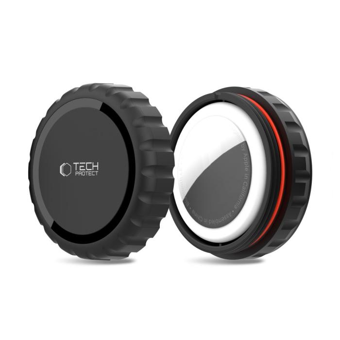 Bild 1, Tech-Protect Apple AirTag Hållare 3M Tejpfästning Svart