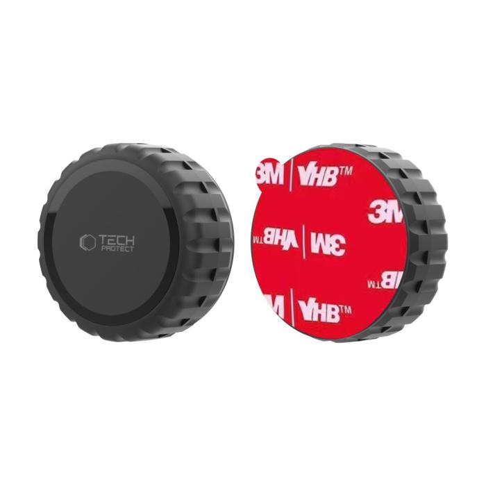 Bild 2, Tech-Protect Apple AirTag Hållare 3M Tejpfästning Svart