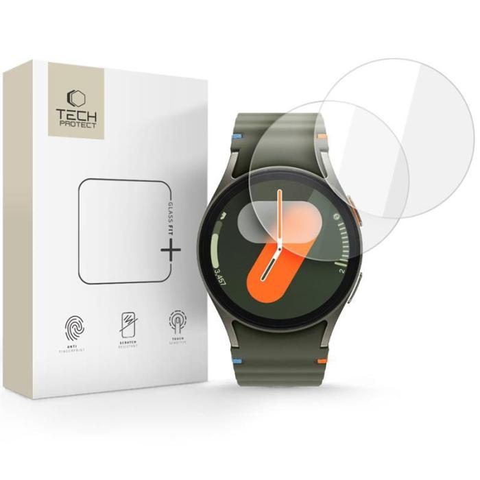 Bild 1, Tech-Protect Galaxy Watch 4/5/6/7/FE 40 mm 2-PACK Skärmskydd