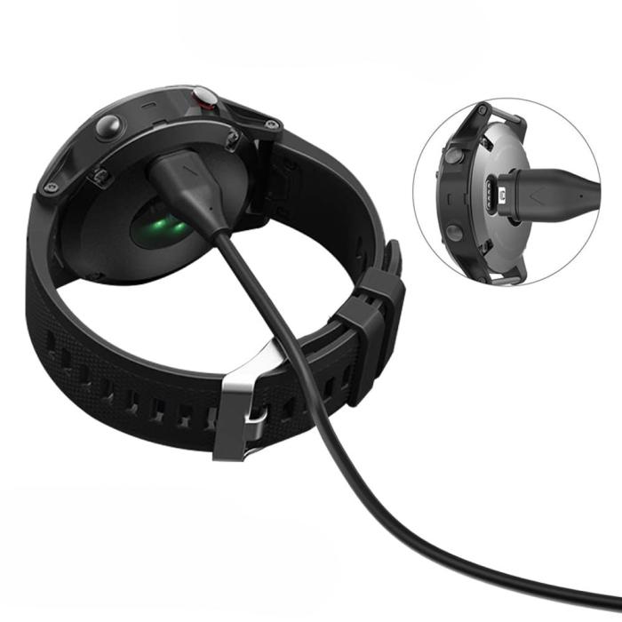 Bild 2, Tech-Protect 1m USB-C Garmin Watch Ladddare UltraBoost Svart