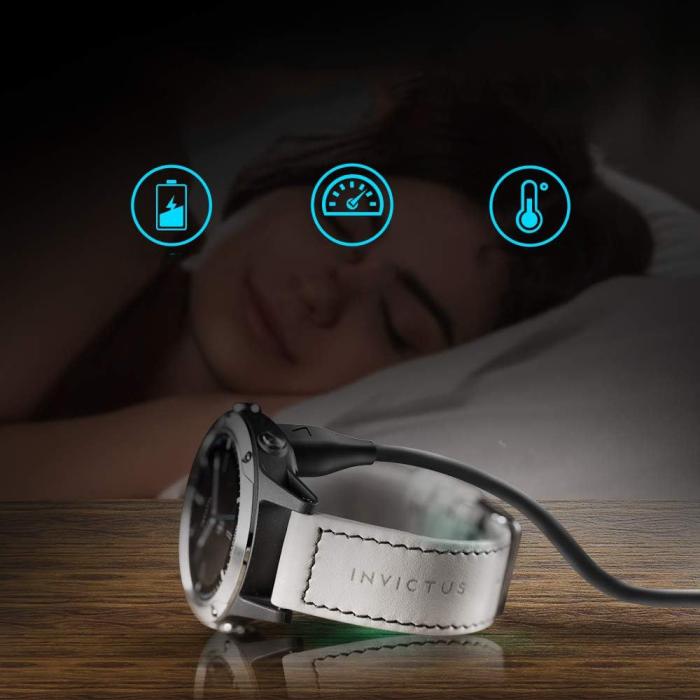 Bild 4, Tech-Protect 1m USB-C Garmin Watch Ladddare UltraBoost Svart