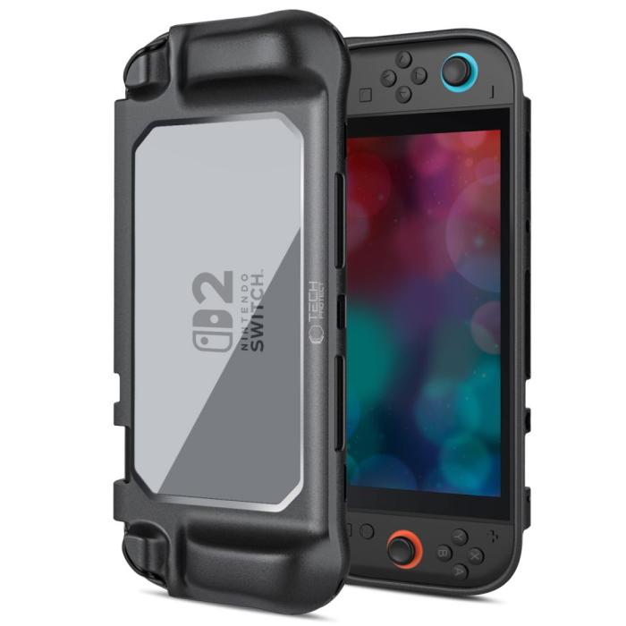 Bild 1, Tech-Protect Nintendo Switch 2 Skal MagMat Svart / Transparent