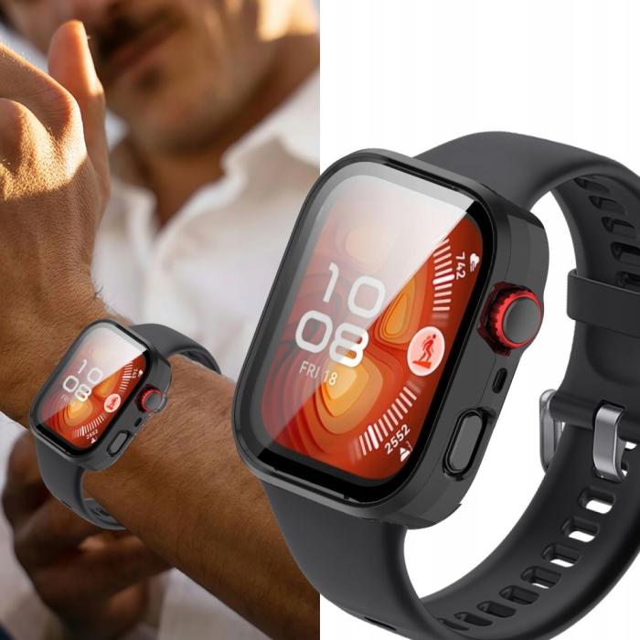 Bild 3, Tech-Protect Huawei Watch Fit 4 Skal Defense Svart