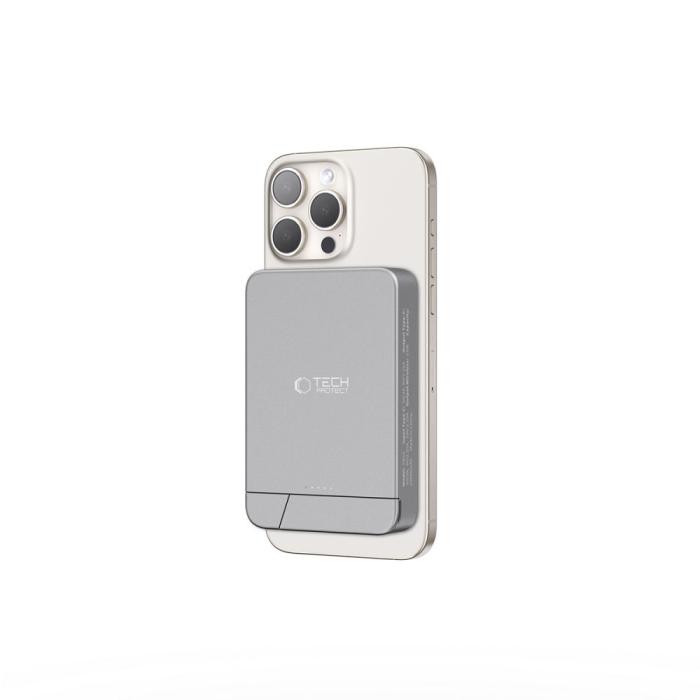Bild 2, Tech-Protect 10000 mAh MagSafe Powerbank LifeMag Space Grey