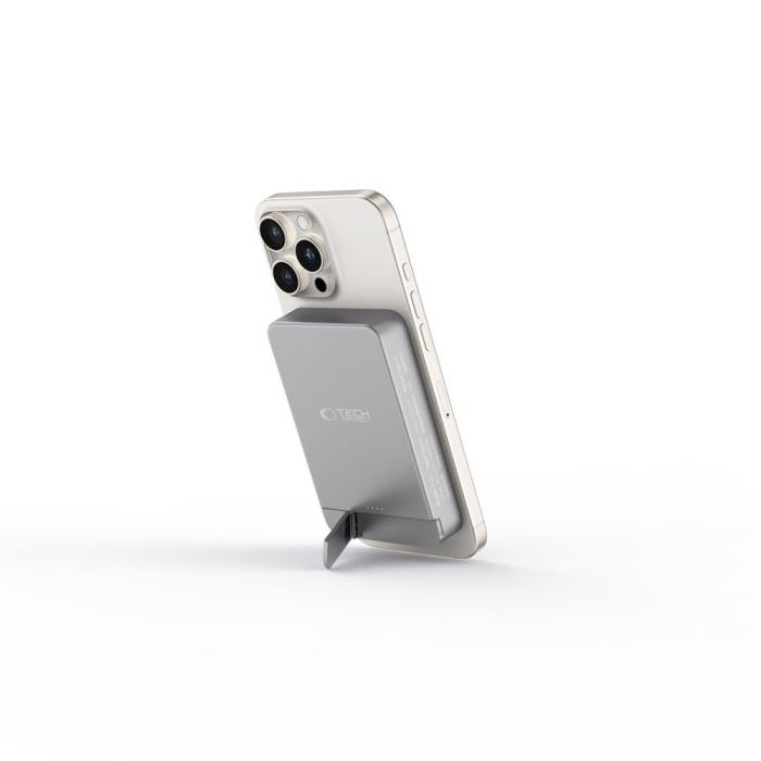Bild 4, Tech-Protect 10000 mAh MagSafe Powerbank LifeMag Space Grey