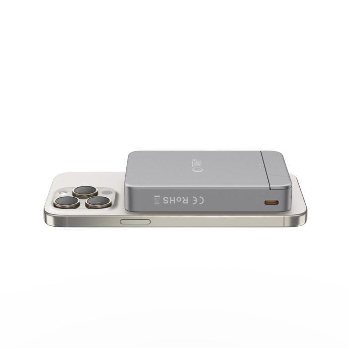 Bild 5, Tech-Protect 10000 mAh MagSafe Powerbank LifeMag Space Grey