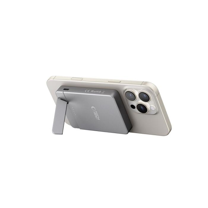 Bild 3, Tech-Protect 5000 mAh MagSafe Powerbank LifeMag Space Grey